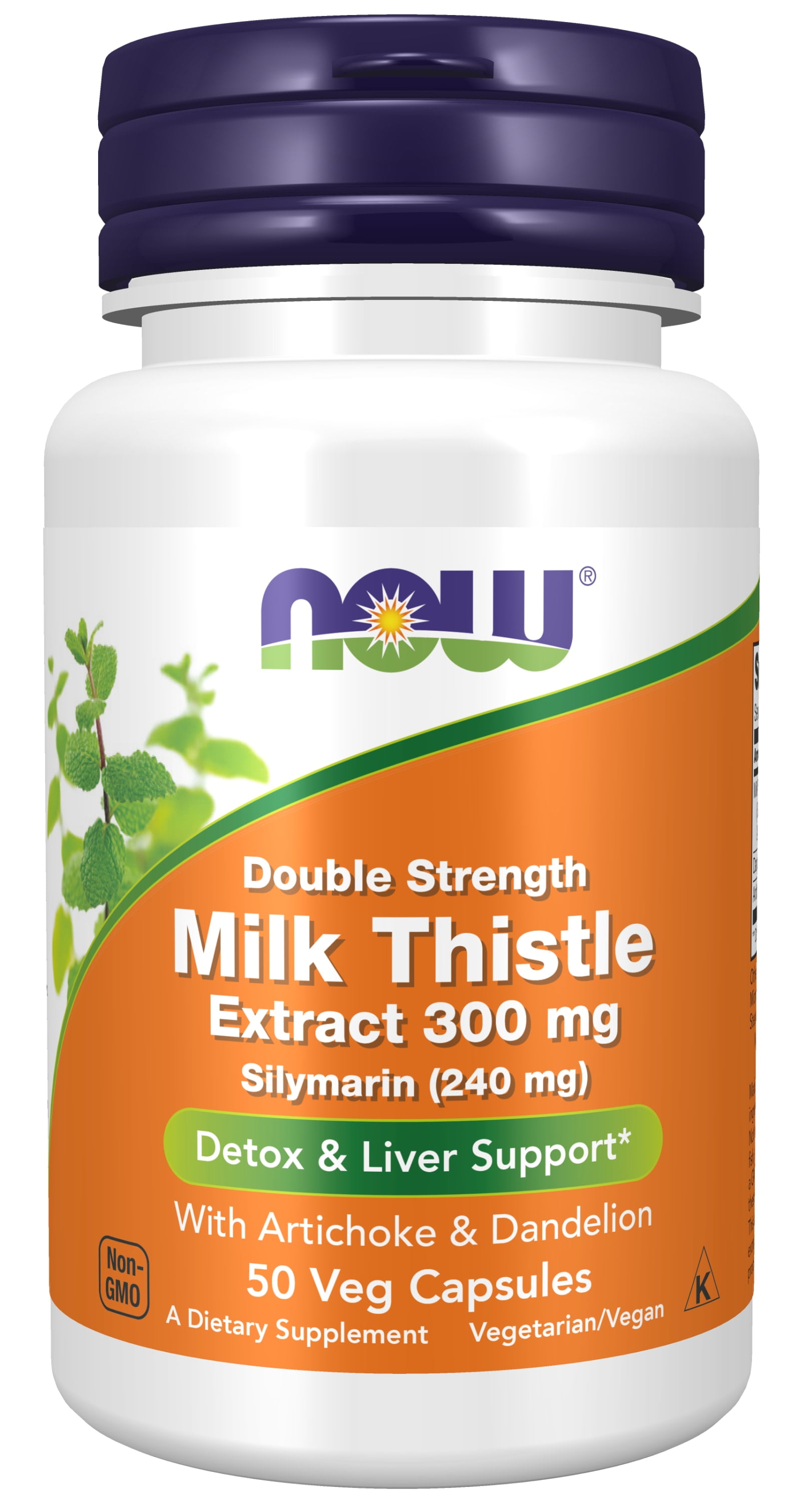 NOW Supplements, Double Strength Milk Thistle Extract 300 mg Silymarin