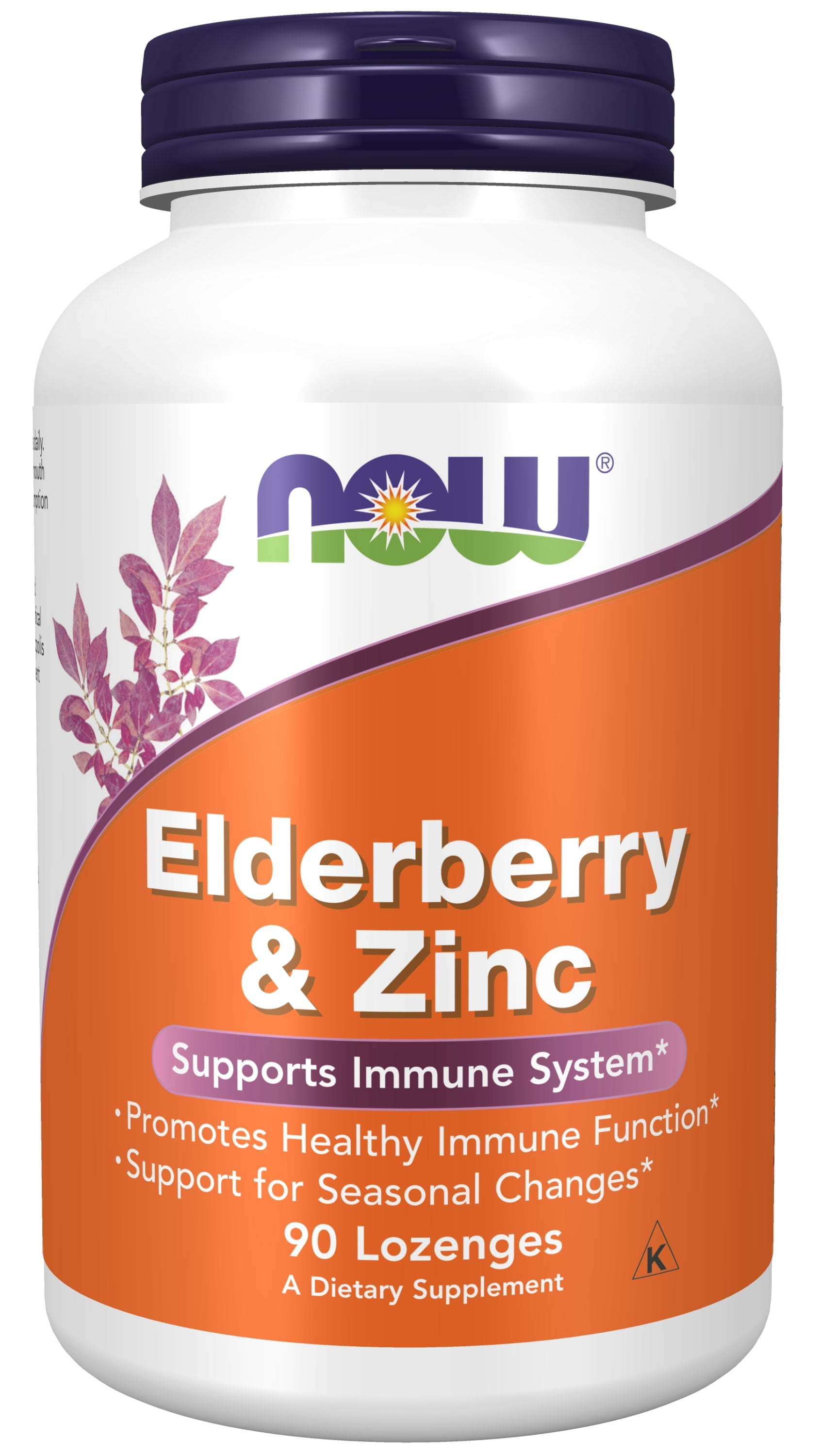 NOW Supplements, Elderberry & Zinc (Elderberry Concentrate with Zinc