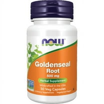 NOW Supplements, Goldenseal Root (Hydrastis canadensis) 500 mg, Herbal Supplement, 50 Veg Capsules