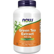NOW Supplements, Green Tea Extract 400 mg with Vitamin C, Cellular Protection*, 250 Veg Capsules