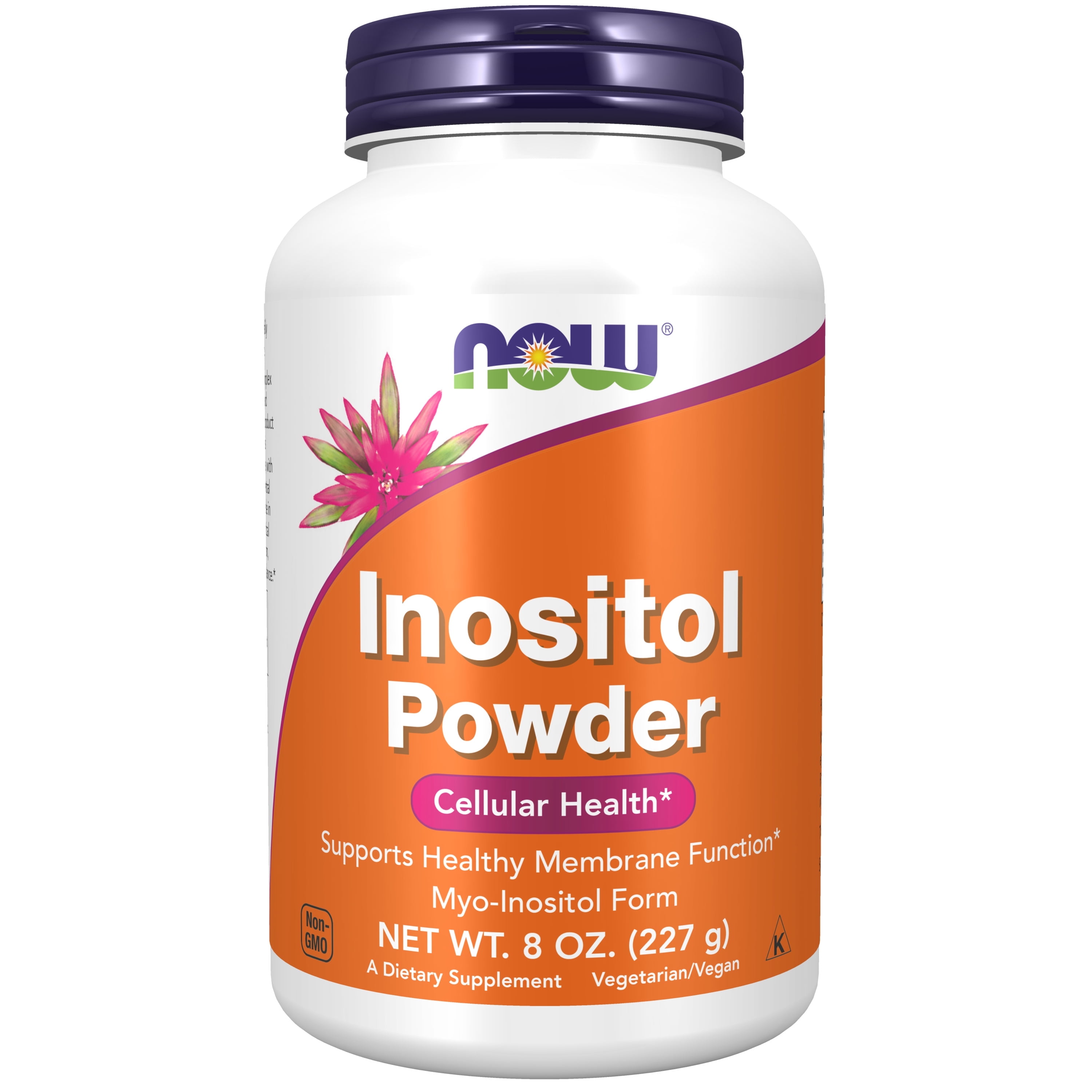 NOW Supplements, Inositol Powder, Neurotransmitter Signaling*, Cellular Health*, 8-Ounce