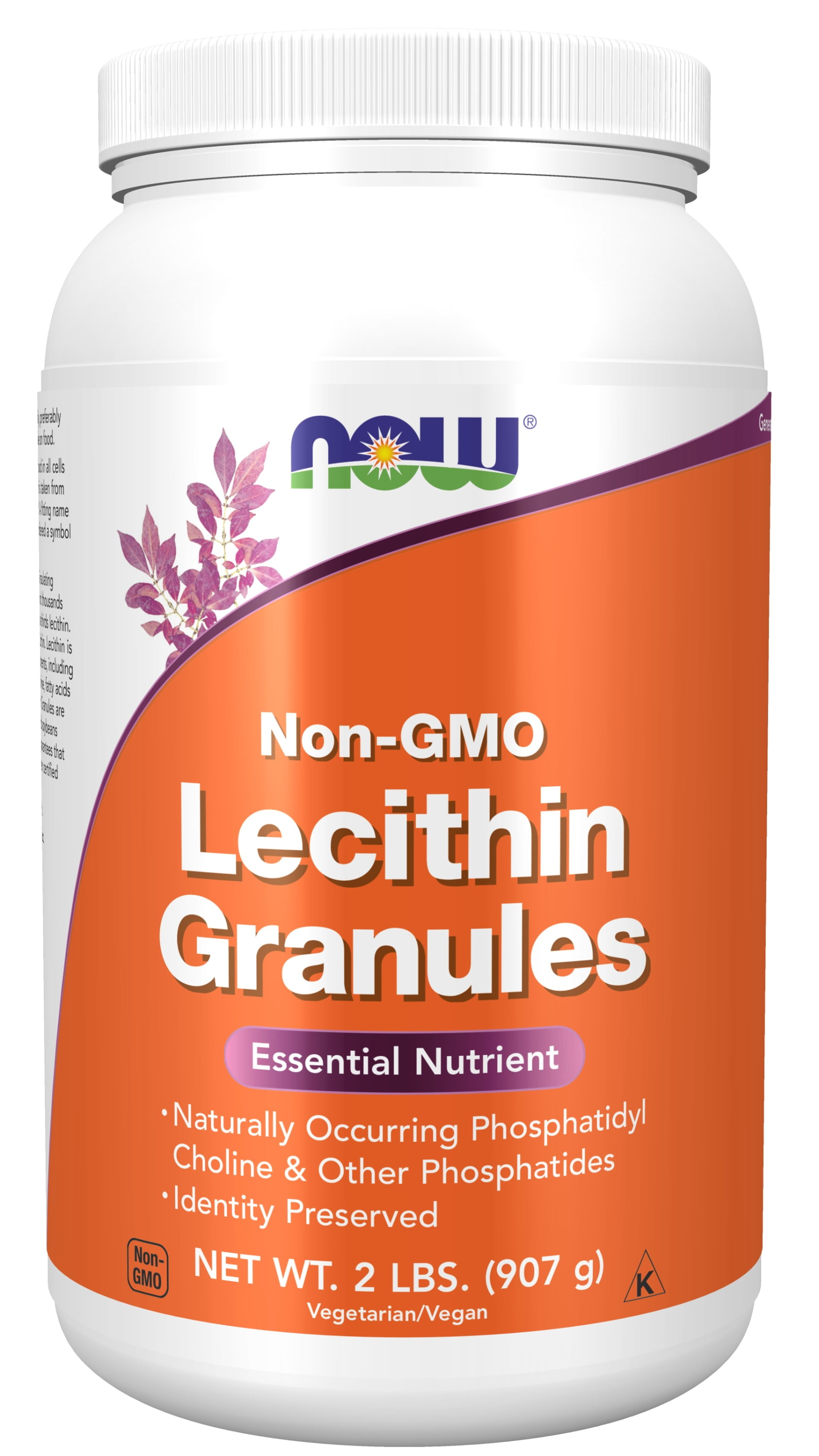NOW Supplements, Lecithin Granules with naturally occurring