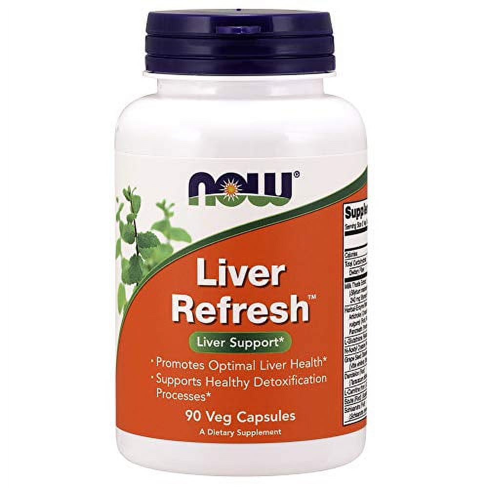 NOW Supplements, Liver Refresh with Milk Thistle Extract and unique