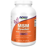 NOW Supplements, MSM Methylsulfonylmethane Powder, Supports Healthy Cartilage*, Joint Health*, 1-Pound
