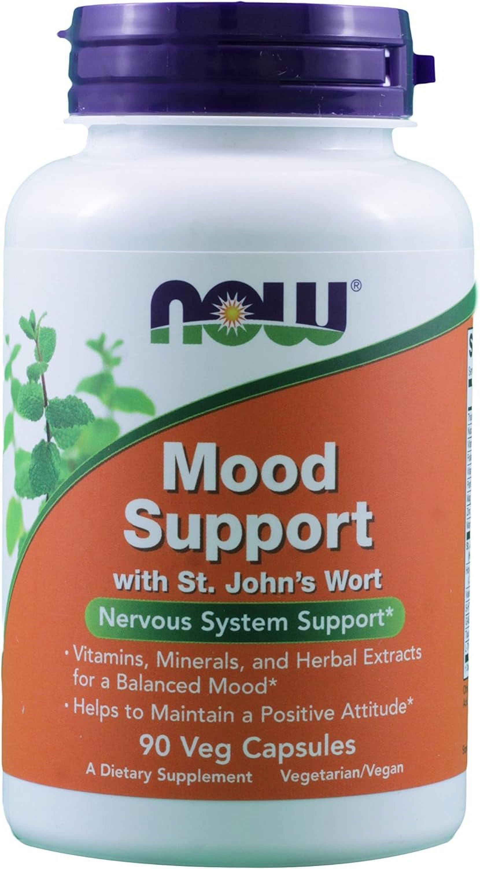 NOW Supplements, Mood Support with St. John's Wort, Nutrient and Herbal