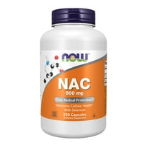 NOW Supplements, NAC (N-Acetyl-Cysteine) with Selenium Capsules, 1000 mg, 250 Count