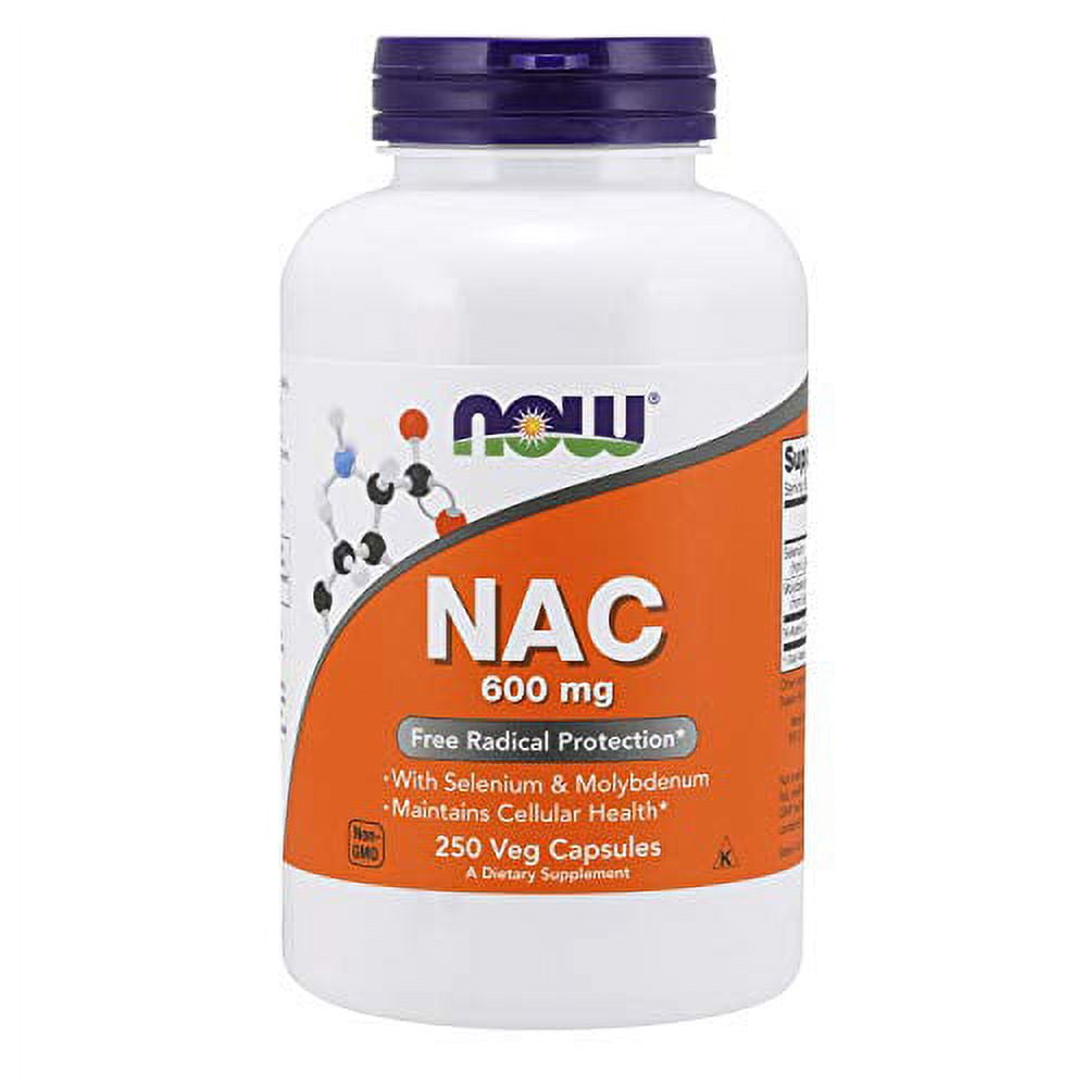 NOW Supplements, NAC (NAcetyl Cysteine) 600 mg with Selenium