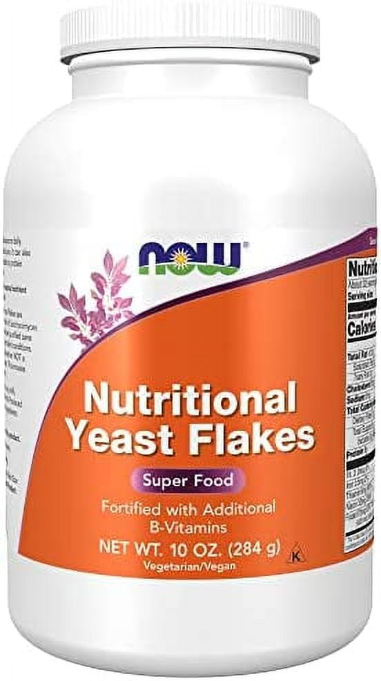 NOW Supplements, Nutritional Yeast Flakes, Fortified with Additional B