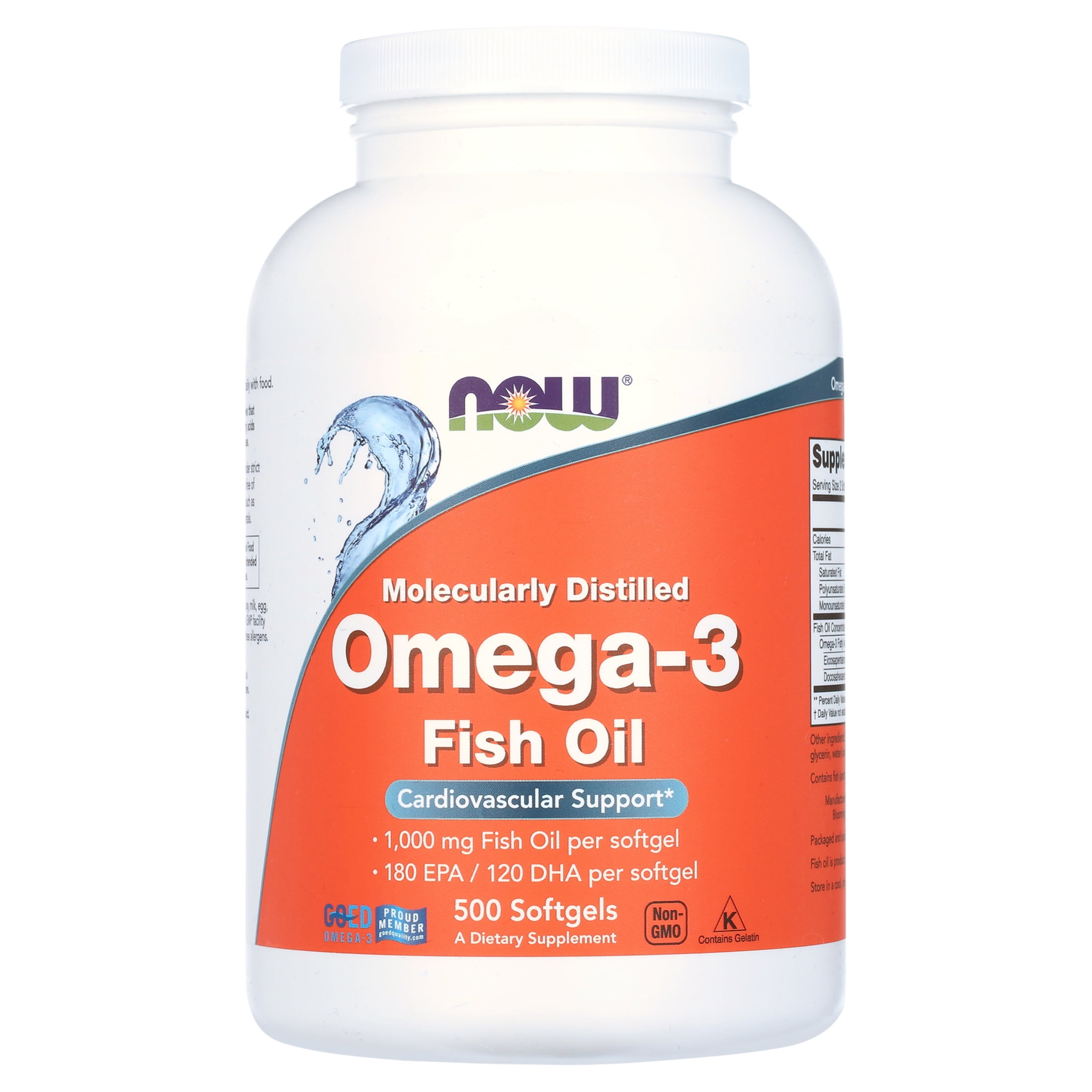 NOW Supplements, Omega3 180 EPA / 120 DHA, Molecularly Distilled