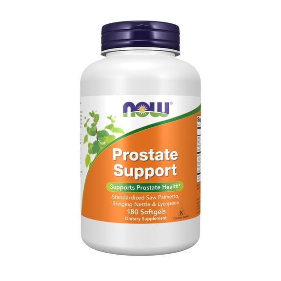 NOW Supplements, Prostate Support, Prostate Support, with Standardized Saw Palmetto, Stinging Nettle & Lycopene, 180 Softgels
