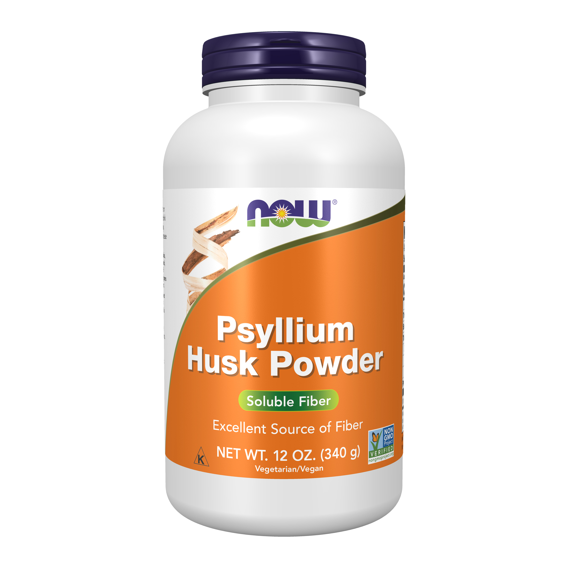 NOW Supplements Psyllium Husk Powder Non GMO Soluble Fiber 12 Ounce NOW Supplements Psyllium Husk Powder Non GMO Soluble Fiber 12 Ounce