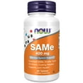 thumbnail image 1 of NOW Supplements, SAMe (S-Adenosyl-L-Methionine) 400 mg, Nervous System Support*, 60 Tablets, 1 of 9