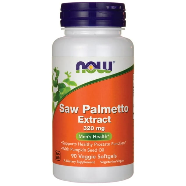 NOW Supplements, Saw Palmetto Extract 320 mg with Pumpkin Seed Oil, Men