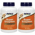 thumbnail image 1 of NOW Supplements, Super Enzymes, Formulated with Bromelain, Ox Bile, Pancreatin and Papain, Super Enzymes, 180 Tablets - 2 Pack, 1 of 4
