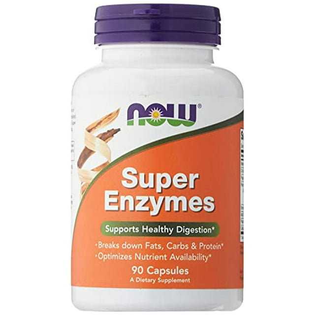 NOW Supplements, Super Enzymes, Formulated with Bromelain, Ox Bile