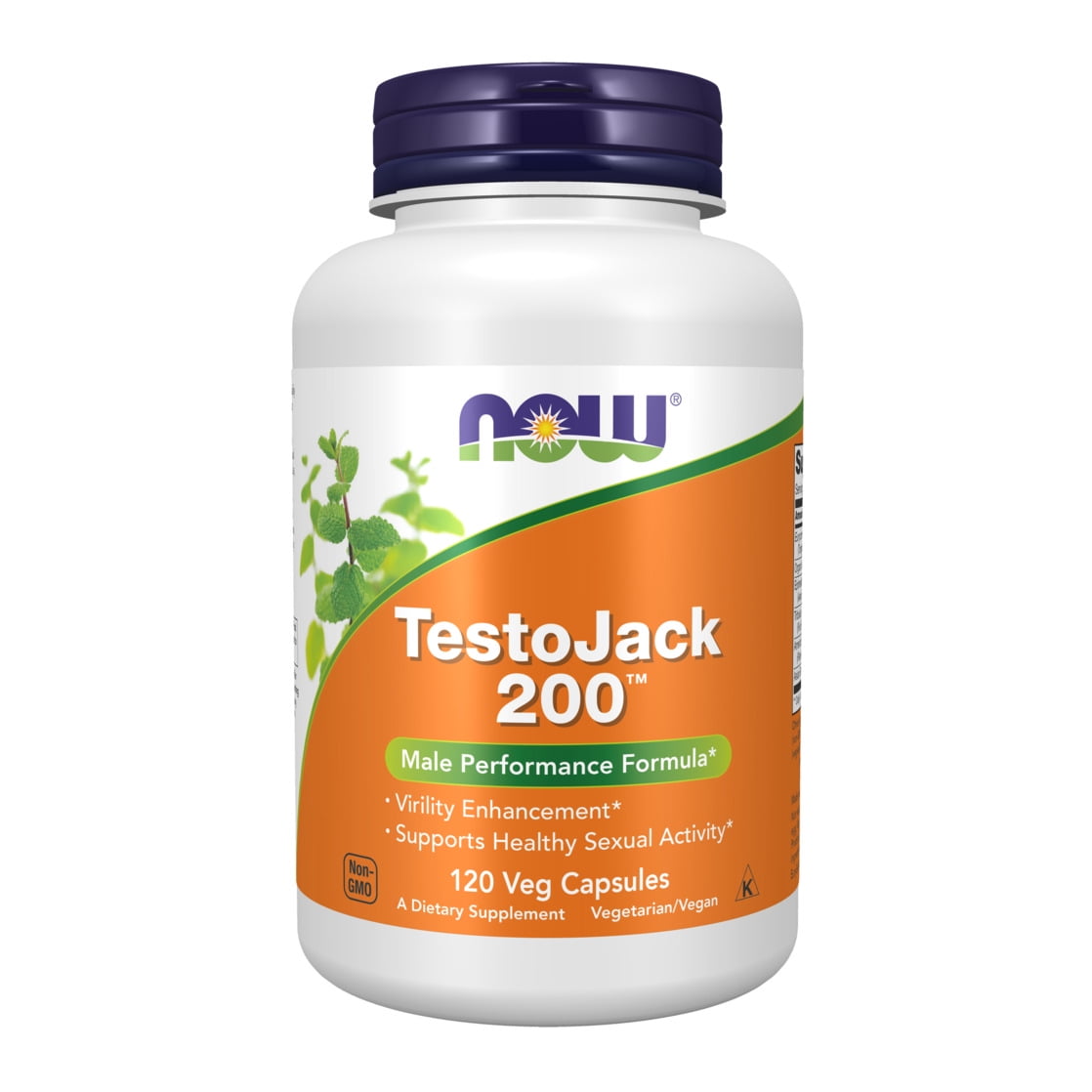 NOW Supplements, TestoJack 200 with Tongkat Ali, Tribulus, Maca and Horny Goat Weed, 120 Veg Capsules