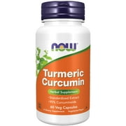 NOW Supplements, Turmeric Curcumin, Derived from Turmeric Root Extract, 95% Curcuminoids, Herbal Supplement, 60 Veg Capsules
