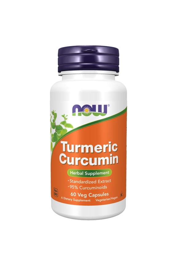 Supplements, Turmeric Curcumin, Derived from Turmeric Root Extract, 95% Curcuminoids, Herbal Supplement, 60 Veg Capsules