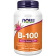 thumbnail interactive-video image 1 of NOW Supplements, Vitamin B-100, Energy Production*, Nervous System Health*, 100 Veg Capsules, 1 of 9