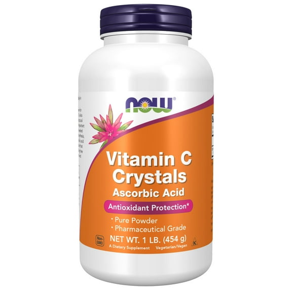 NOW Supplements, Vitamin C Crystals (Ascorbic Acid), Antioxidant Protection*, 1-Pound