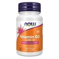 thumbnail image 1 of NOW Supplements, Vitamin D-3 2,000 IU, High Potency, Structural Support*, 240 Softgels, 1 of 8