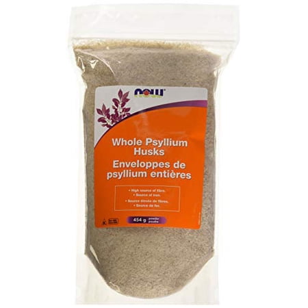 NOW Whole Psyllium Husks, 454 g
