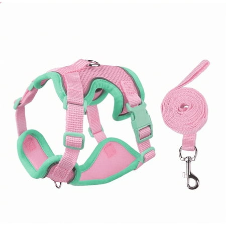 NOYAFA Adjustable Non-Pulling Dog Harness, Pink, S (11.82 to 13.8 Inch Chest Size), Small