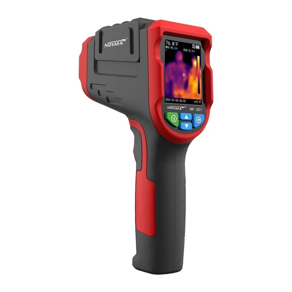 NOYAFA NF-521 Infrared Thermal Camera, -20 to 400C, 4 Imaging Modes, 7 Color Palettes, 2.4-inch LCD with 16GB Storage