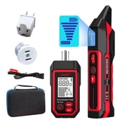 NOYAFA NF-824 Circuit Breaker Finder with GFCI Outlet Tester, NCV Voltage Detector, Trip Time Display
