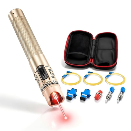 NOYAFAVFL-50KM GOLD-BLACK Visual Fault Locator Cable Tester 1 Piece