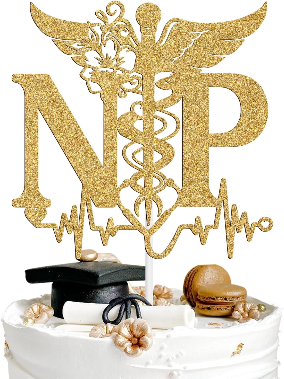 NP Cake Topper, Congrats Nurse Grad, Future RN/BSN/CNA/LPN/PA, Nursing ...