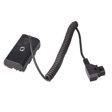 Alvin's Cables Dummy Battery To D-Tap Power Cable For Sony A7, A7R, A7S, A7II, NEX Series – 12-36" Stretchable