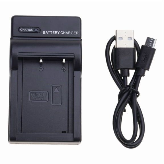 NP-W126 USB Digital Battery Charger Base Suitable for Canon Camera Battery Ultra-thin Charging Dock Station Black