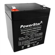 NP4-12 - 12 Volt/4 Amp Hour SLA Battery with 0.187 Fast-on Connector