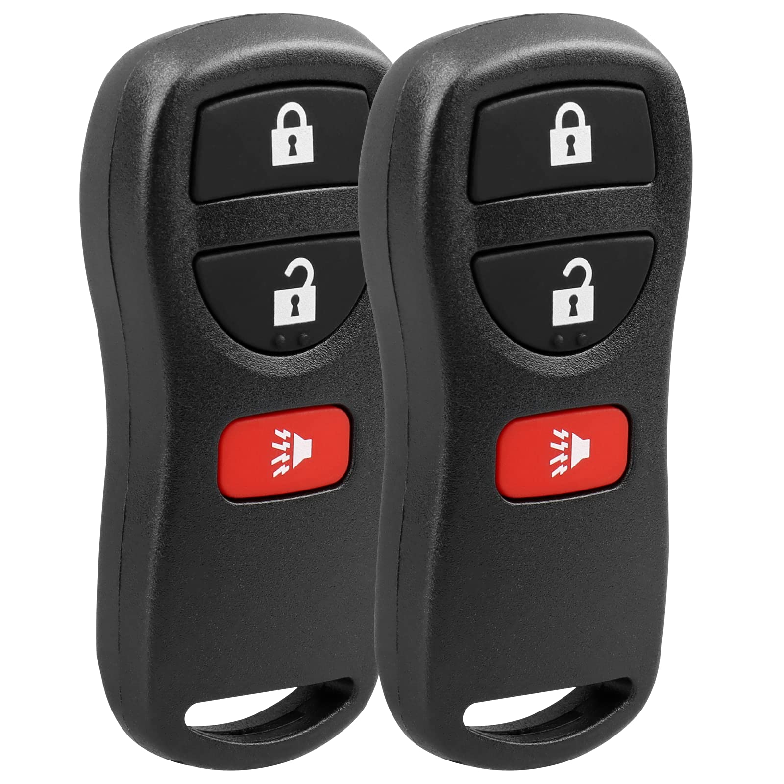 Carbon Fiber Pattern Key Fob Case For Nissan - Fits Altima, Rogue, Sentra, Maxima & More (5-Button Smart Key)