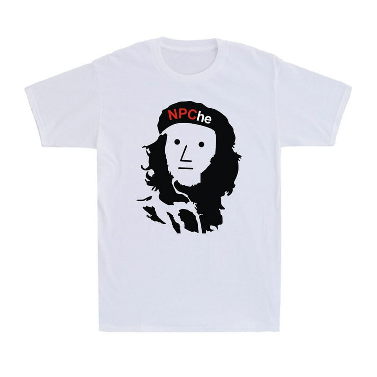 Npche Guevara T-Shirt Funny Npc Che Meme Maga Non-Player Tee