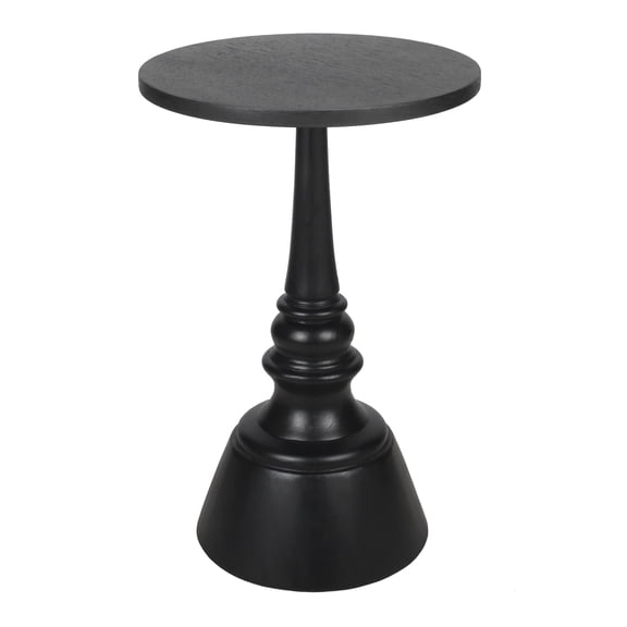 NPD Furniture Lumi Wood Accent Table in Black