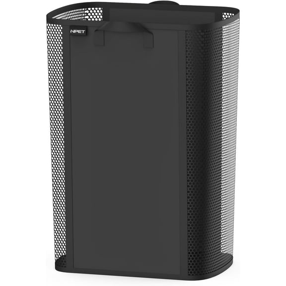 NPET 75L Large Laundry Basket Collapsible Laundry Hamper with PEVA Waterproof Material Clothes Bag Storage Basket Bin for Laundry,Bedroom and Domitory