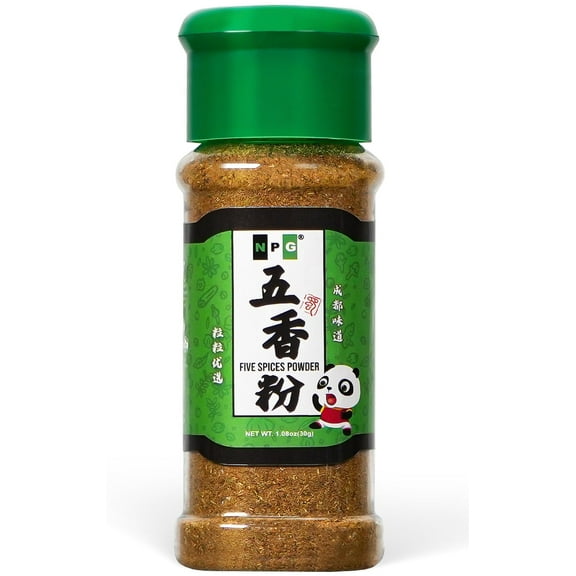 NPG Authentic Chinese Five Spice Blend 1.08 Oz, Gluten Free, All Natural Ground Chinese 5 Spice Powder, No Preservative, No MSG, Mixed Spice Seasoning for Asian Cuisine & Stir Fry