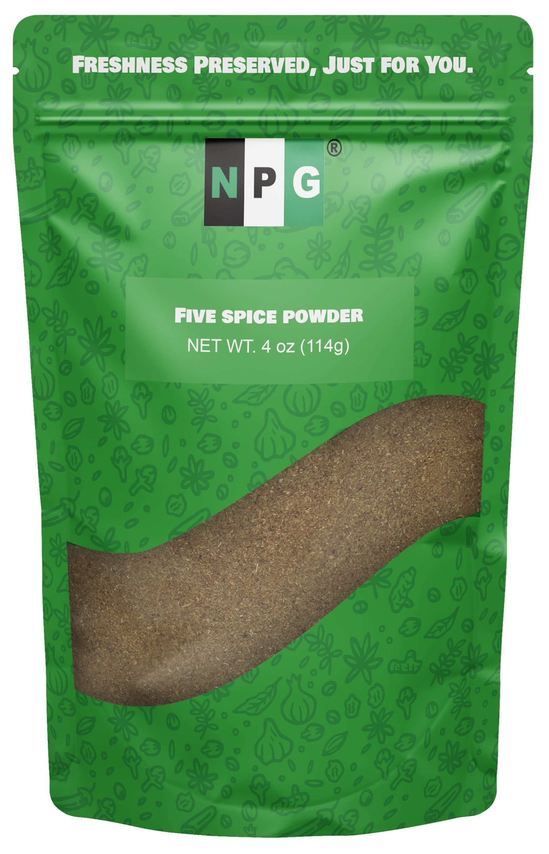 NPG Authentic Chinese Five Spice Blend Powder Refill 4 Ounces, Gluten ...