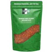NPG Authentic Sichuan Chili Flakes 8 Ounces, Medium Hot, Szechuan Crushed Red Pepper Flakes Bulk, Essential Spice Seasoning for Making Kimchi, Chili Oil, Stir-fry, Pizza, Salads