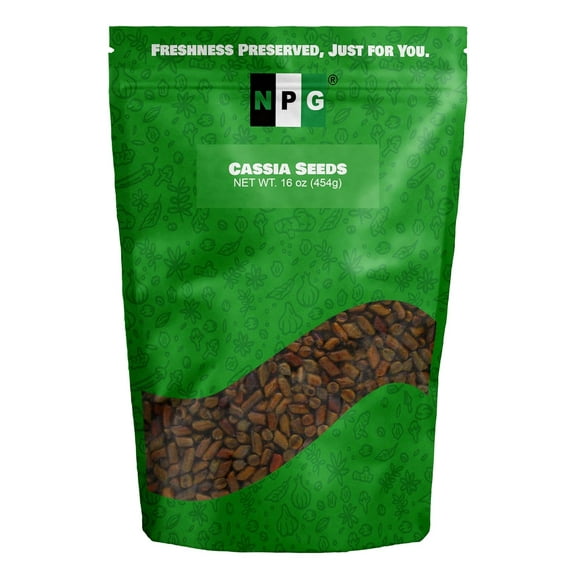 NPG Cassia Seeds 16 Oz, Jue Ming Zi, , Chinese Herbal Tea, Versatile for Mix Drink, Cooking Spice, Non-GMO, Traditional Herbal Home Tea, All Natural