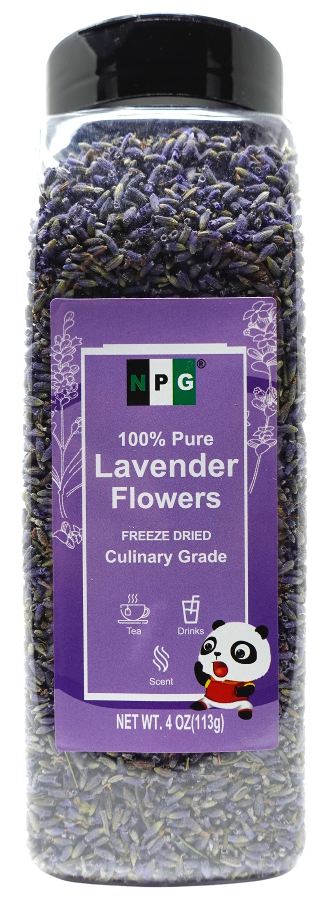 4 Oz Freeze Dried Culinary Grade Lavender Flowers