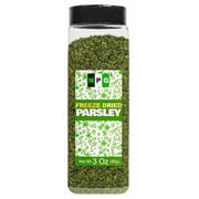 NPG Freeze-Dried Parsley Flakes 3 Oz, Dehydrated Chopped Parsley for Cooking, Soups, Pasta, and Garnish, Aromatic Herb Seasoning, Non-GMO, Gluten-Free, Green Leafy Curly Herb