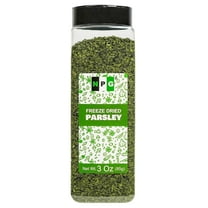 NPG Freeze-Dried Parsley Flakes 3 Oz, Dehydrated Chopped Parsley for Cooking, Soups, Pasta, and Garnish, Aromatic Herb Seasoning, Non-GMO, Gluten-Free, Green Leafy Curly Herb