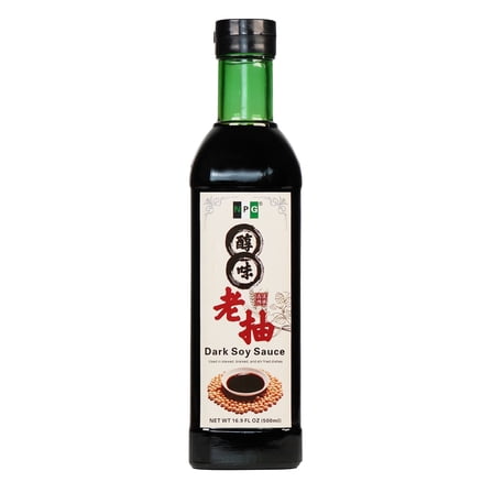 NPG Premium Dark Soy Sauce 16.9 Fl Oz, All Purpose Seasoning for Sushi, Chinese & Korean Cuisine Authentic Flavor Enhancer for Stir Fry