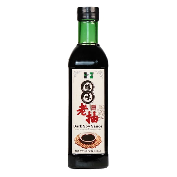 NPG Premium Dark Soy Sauce 16.9 Fl Oz, All Purpose Seasoning for Sushi, Chinese & Korean Cuisine Authentic Flavor Enhancer for Stir Fry