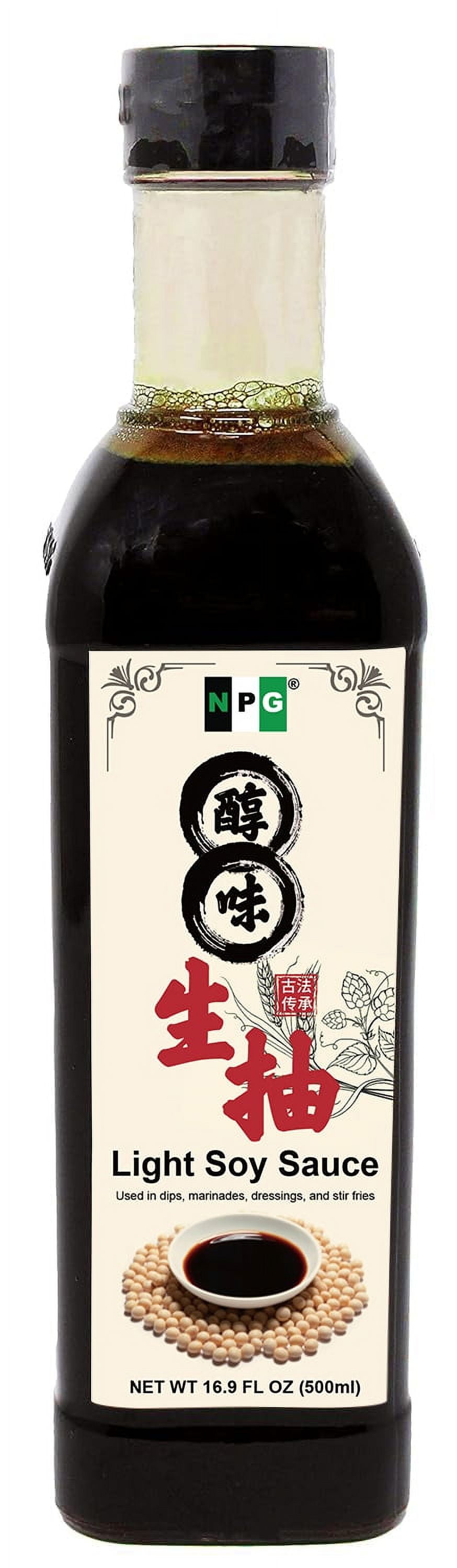 NPG Premium Light Soy Sauce 16.9 Oz, Vegan, Non-GM