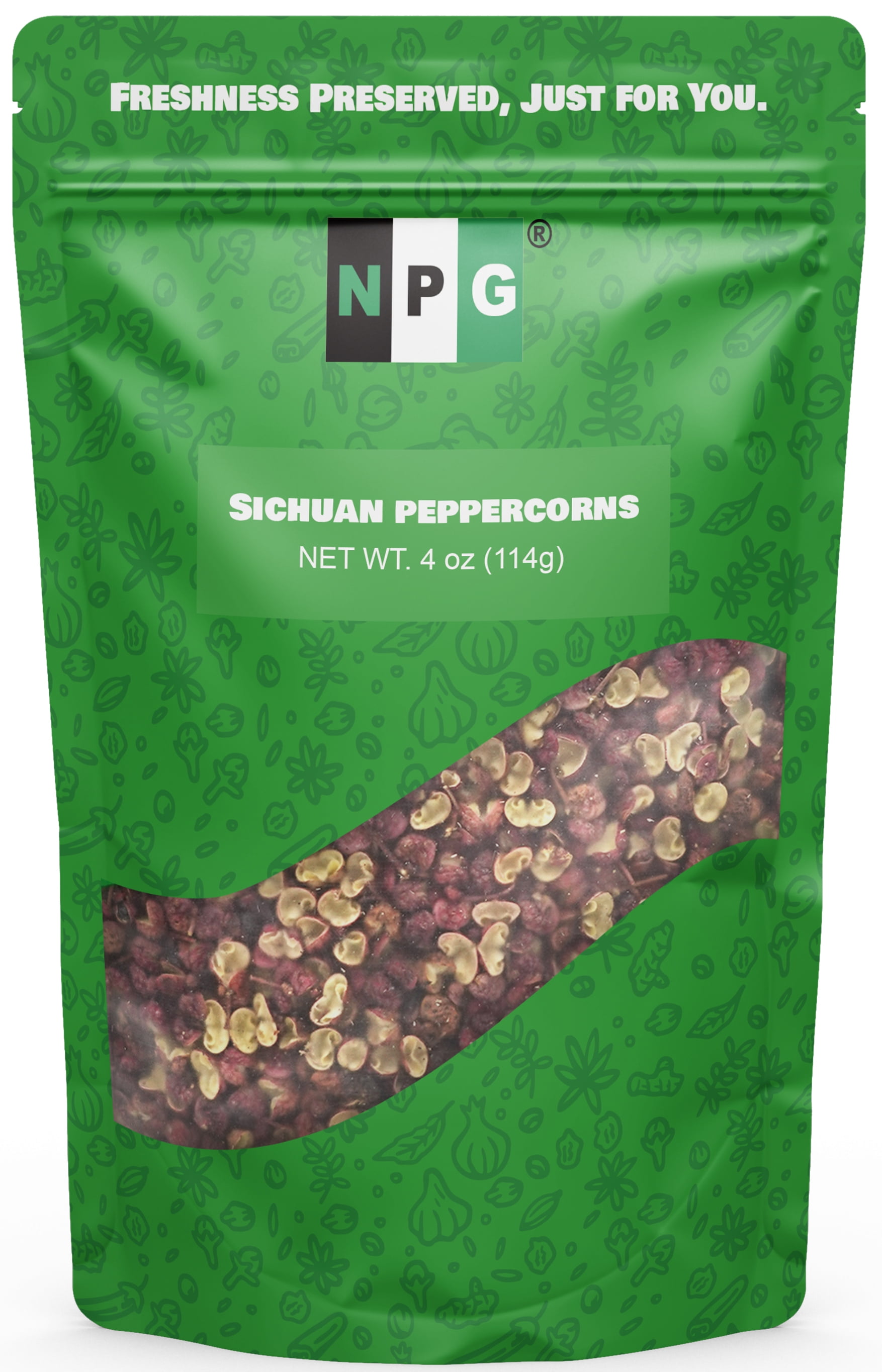 NPG Premium Szechuan Red Peppercorns Sichuan Whole Peppercorns 4 oz, A