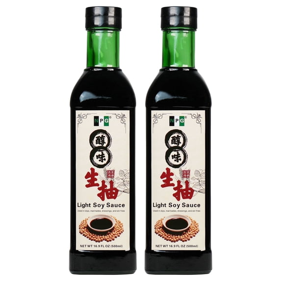 NPG Premium Tamari Light Soy Sauce 16.9 FL Oz (Pack of 2) , Sauces for Fish, Dumpling, Noodles, and Marinade Meat, Perfect Condiment for Japanese Sushi, Sashimi, Asian Stir Fry, Vegan Non-GMO